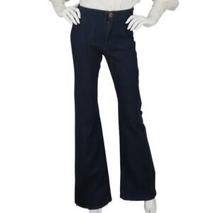 Grey Ant Vintage 70s Retro Flare Bell Bottoms Boho Festival Y2K Denim Jeans 26